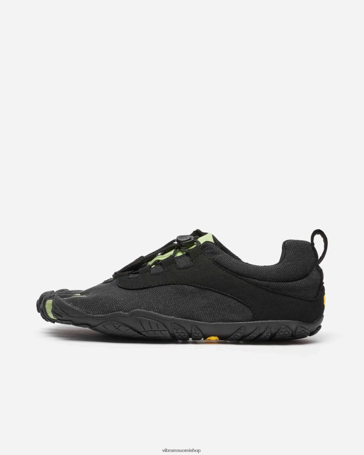 jalkineet 26FF41 Vibram v-run retro musta/vihreä miehet